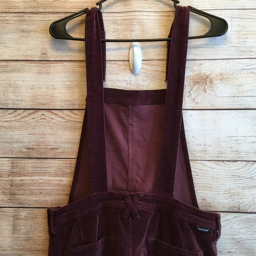 DEAR JOHN CORDUROY OVERALLS IN MULBERRY - Picture 9 of 13